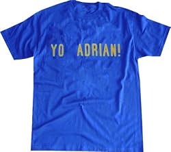 Rocky Balboa Vintage Yo Adrian T-shirt Blue