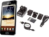 Worldwide Travel Charging Kit with Emergency Battery for Samsung Galaxy Note N7000, including 1.8 Metre Retractable USB Cable