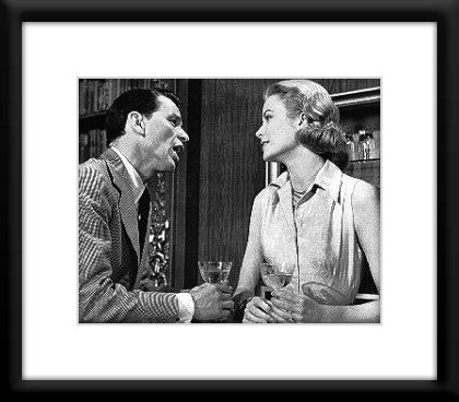 Frank Sinatra Framed And Matted 8x10 B&W Photo