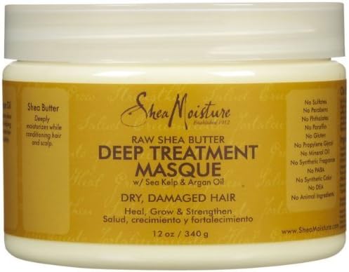 Shea Moisture Organic Raw Shea Butter Deep Treatment Hair Masque by Sundial