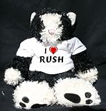 Plush Cat (Catnap) toy with I Love Rush