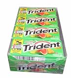 Trident Sugarless Gum with Xylitol, Watermelon Twist Flavor, 12/18 Stick Packs -(216 Sticks Per Box!)