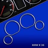 Produkt-Bild: BMW E36 Tachoringe zum Clipsen mit M-Technik Emblem