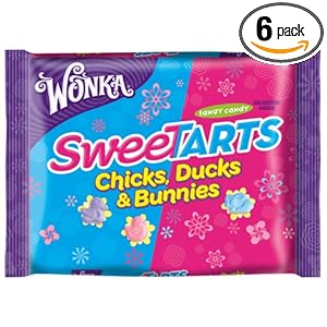 Wonka Sweetarts Chicks Ducks and Bunnies Easter Bag, 12.0-Ounce (Pack of 6) Wonka Sweetarts Chicks Ducks and Bunnies Easter Bag, 12.0-Ounce (Pack of 6)