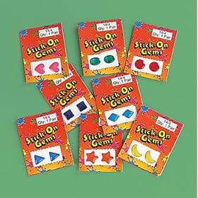  Stick-On Earring Gems (144 pr)