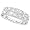 10K White Gold Diamond Radiance Ring: Unique Jewelry Gift For Her - size 5