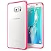 Galaxy S6 Edge Plus Case, i-Blason [Scratch Resistant] Halo Series Hybrid Clear Case/Cover with TPU Bumper for Samsung Galaxy S6 Edge Plus + (Clear/Pink)