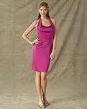 Spiegel Satin Mesh Halter Dress by Newport News