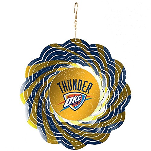 NBA Oklahoma City Thunder 10'' Geo Wind Spinner