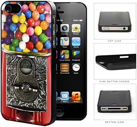 Red Gumball Candy Machine iPhone 4 4s Hard Snap on Plastic Cell Phone Case Cover