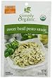 Simply Organic Sweet Basil Pesto, Seasoning Mix, Certified Organic, 0.53-Ounce Packets (Pack of 12)