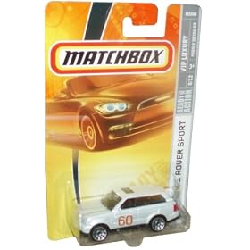 Mattel Matchbox 2007 MBX VIP Luxury 1:64 Scale Die Cast Metal Car # 40 - White Sport Utility Vehicle SUV Range Rover Sport