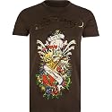 ED HARDY The Love King Mens T-Shirt - Brown