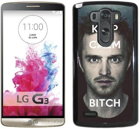 LG G3 Case,Breaking Bad Keep Calm Bitch Jesse Pinkman High Quality LG G3 Screen Phone Case Unique and Genuine Design