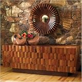 Global Views Washboard Media Cabinet
