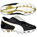 Puma Big Kids Esito III Pro R HG JR ( sz. 12.0, Black/White/Gold )