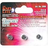 Cornerstone Products 3994 Crochet Lite Replacement Battery, 3-Pack