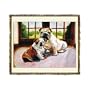 Bulldog Tapestry Throw Blanket - Ruth Maystead �