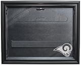NFL St. Louis Rams Removable Face Jersey Display - Black with Museum Quality UV Upgrade
