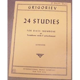24 Studies - Grigoriev - Bass Trombone