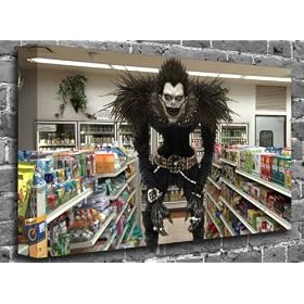 Death Note Real Life Animated Comic Canvas Art Canvas Print Picture print Size: (40" x 26")