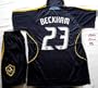 LA Galaxy BECKHAM Youth Large Age 10 Soccer Jersey Away