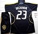 Search : LA Galaxy BECKHAM Kids Soccer Jersey Away (FREE Shorts)