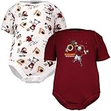 Washington Redskins Burgundy & Print Newborn 2-Pack Bodysuit Set