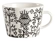Iittala Taika Coffee/Cappuccino Cup, Black, 6-3/4-Ounce