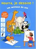Hourra, je dessine ! Les animaux du zoo