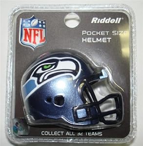 Seattle Seahawks Riddell Revolution Pocket Pro Football Helmet
