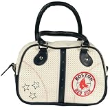 51Pu3IAYSUL._SL160_ - Boston Red Sox MLB Bowler Bag Ladies Purse Leather Handbag - leather-clutch-purse
