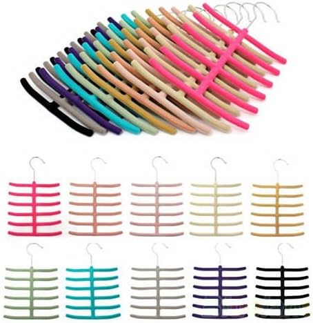 Non-slip Belt Necktie Neck Ties Scarves Hook Hanger Rack Closet Organiser