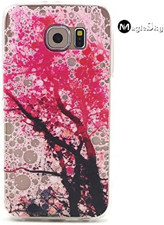 Galaxy S6 Case, S6 Case, MagicSky Tree Pattern Slim fit Dust Proof Hybrid Back Case TPU Translucent Showoff Design Case Cover for Samsung Galaxy S6 (2015)