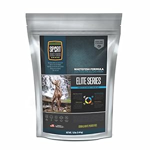 SportDogFood Elite Grain Free Dog Food, Whitefish Formula, 12-Pound