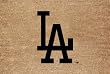 MLB Los Angeles Dodgers Flocked Door Mat MLB Los Angeles Dodgers Flocked Door Mat