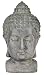 Buddha Head Cast Resin Outdoor Statue