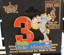 3 days to Go July 16th - 1996 Atlanta Olympic Pin