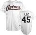 Carlos Lee White Majestic MLB Home Black Replica Houston Astros Jersey
