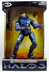 Halo 3 Mcfarlane Exclusive 12 Inch Giant Sized BLUE Mark VI Spartan Soldier
