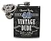 40th Birthday Gift Flask Vintage Dude