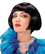 Black Flapper Wig Costume Wig