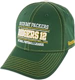Green Bay Packers #12 Aaron Rodgers Structured Adjustable Baseball Cap