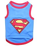 Parisian Pet Superman Dog T-Shirt, Medium
