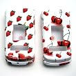 LG Verizon VX8600 AX8600 Faceplate Hard Covers Strawberries and Cherries (2 for 1)