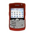 yooZoo Solid Hard Plastic Shell Case for RIM BlackBerry Curve 8300 series 8300 / 8310 / 8320 SmartPhone Cellphones - Mesa Red