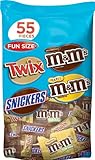 M&M's Mars Chocolate Fun Size Variety Pack Candy, 55-Pieces, 34.5-Ounce Packages (Pack of 2)