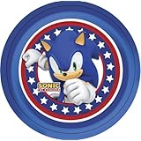 Sonic Plates (Pack 8) for Disposable Party Tableware