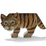 GOL立体グリーティングカード・横ネコ（三毛猫）/made in Germany