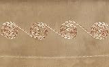 Embroidered Drawstring Pants - Tan, Extra Large